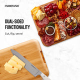 Farberware 11x14 Build-a-Board Bamboo Charcuterie Board, 6 Compartments