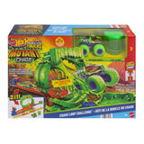Hot Wheels Monster Trucks Mutant Chaos Loop Challenge – 4 oz. Slime & Wreckin’ Wolf