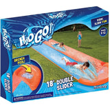 H2OGO! 18' Double Lane Water Slide – Extra Long Backyard Racing Slip & Slide