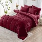 Lightweight Cooling Quilted Comforter, All Season Down Alternative Duvet