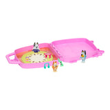 Bluey Chattermax Figure Carrying Case – 4 Figures, 3 Musical Accessories & Kiwi Play Mat