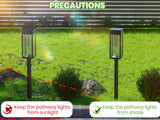 8 Pack Solar Pathway Lights – 30 lm Outdoor LED Landscape Lights