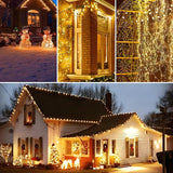 4-Pack 33 ft 100 LED Battery Operated Fairy String Lights with Remote