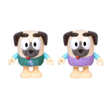 4-Pack 2.5" Bluey Splash Park Bingo & Friends Figures – Color-Change Rashies