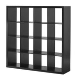 Better Homes & Gardens 16 Cube Modern Bookshelf Storage Organizer