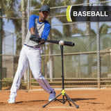 Athletic Works Adjustable Batting Tee for Baseball, Softball and T-Ball Training