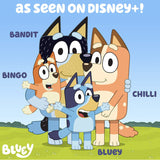 35+ Reusable Bluey Puffy Stickers Playset – Double-Sided Tri-Fold Scene