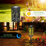 6 Pack Solar Pathway Lights, Outdoor Solar Powered LED Landscape Lighting