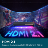 Linkind ET8C TV Backlight with HDMI 2.1 Sync Box – 20 ft Smart LED Strip Lights