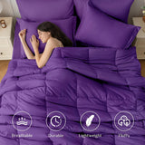 Lightweight Cooling Quilted Comforter, All Season Down Alternative Duvet