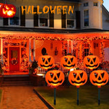Solar Halloween Pumpkin Stake Lights –  6 PCS Pumpkin Pathway Lights
