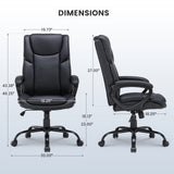 Mainstays Executive Ergonomic High Back Leather Chair