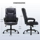 Mainstays Executive Ergonomic High Back Leather Chair