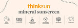 Thinkbaby Sunscreen Lotion + Sunscreen Stick Set – SPF 50 Mineral Sunscreen Bundle with SPF 30 Face Stick