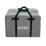 Intex Mariner 3 Inflatable Fishing & Recreational Boat Set with Oars, Pump & Rod Holders, 3-Person Boat