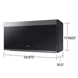Samsung Bespoke 2.1 Cu. Ft. Over-the-Range Microwave with Wi-Fi, Sensor Cook