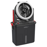 Infinity X1 Solar Misting Fan with 500 lm LED Light, 3 Speeds, 7 L Water Tank