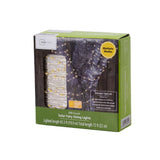 Mainstays Solar Power 200-Count Warm White Fairy LED  Wire Lights