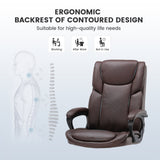 Mainstays Executive Ergonomic High Back Leather Chair