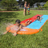 H2OGO! 18' Double Lane Water Slide – Extra Long Backyard Racing Slip & Slide