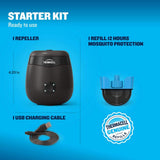 Thermacell E-ZoneGuard Rechargeable Patio Mosquito Repeller with 12-Hr Refill
