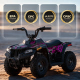 HOVER HEART 36V 500W Electric Youth ATV with Dual Suspension & 10-Mile Range