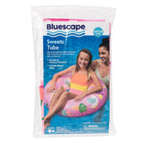 Bluescape Inflatable Swim Tube Pool Float, 31" Tropical Ring Float