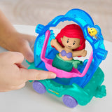 Fisher-Price Little People Disney Princess Parade Figure and Vehicle Set, 16 Pieces