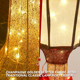 60" Outdoor Lighted Christmas Lamppost Decoration with 129 Warm-White LEDs