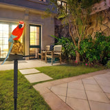 2 Pack Solar Outdoor Parrot Garden Lights – Red Decorative Solar Animal Stake Lights