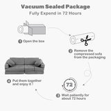 13-Piece INFANS Modular Kids’ Play Couch – Convertible Foam Fort-Building Sectional Sofa