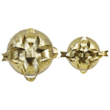 Member’s Mark 2-Piece Oversized Metal Jingle Bell Décor Set, Antique Red or Gold
