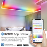 Xtreme Lit 100 ft Bluetooth RGBIC LED Strip Lights – 540 LED Smart Color-Changing Light Strip