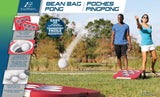 EastPoint Sports Bean Bag Pong Cornhole Game with 2 Targets, 4 Bean Bag Balls