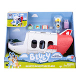 Bluey Adventure Plane Playset – Pilot Bluey Figure, 5 Travel Accessories & Sticker Sheet
