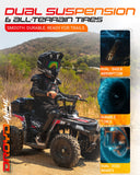 Droyd Animal 36V 500W Electric Youth ATV with LFP Battery, 10/15 mph Speed Control and Top Case