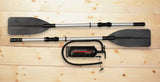 Intex Excursion 4 Inflatable Fishing & Rafting Boat Set with Oars, Pump & Rod Holders, 4-Person Boat