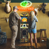 Arcade1Up Big Buck Hunter Deluxe Machine, 4 Games Dual Light Gun Rifles