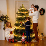 40 ft LED Candy Cane Rope Lights, 360 LED Red & Warm White Christmas Rope Lights