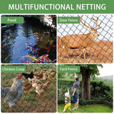 Alpacasso Garden Netting 7x100 ft, Reusable Bird & Deer Fence Mesh Kit