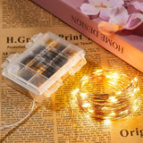 4-Pack 33 ft 100 LED Battery Operated Fairy String Lights with Remote