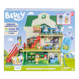Bluey Supermarket Playset – 3 Levels, Working Escalator, 24 Sounds & Exclusive Bluey and Bingo