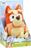 12" Bluey Talking Bingo Plush – 9 Character Phrases & Theme Song