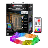 Monster RGBIC Smart Curtain Light Display – 520 LED Smart Curtain Lights, 4.9 ft x 6.5 ft