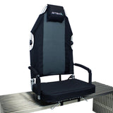 SitBax Padded Bleacher Seat with 360° Swivel, Reclining Backrest, Head Pillow & Backpack Straps – Portable Stadium Chair for Bleachers, Sports Events & Outdoor Seating