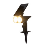 Better Homes & Gardens 600 lm Solar Dual-Head LED Spotlight – Motion Sensor, RGB Lighting & Adjustable Heads