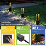 Westinghouse 5 Pack Solar Pathway Lights – 30 lm LED Bollard Garden Lights
