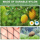 Alpacasso Garden Netting 7x100 ft, Reusable Bird & Deer Fence Mesh Kit