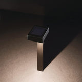 Mainstays Solar Modern Edge Pathway Down Landscape Light, 6 Count