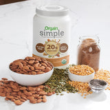 Orgain Organic Plant Protein Powder Chocolate Peanut Butter 32.6 oz